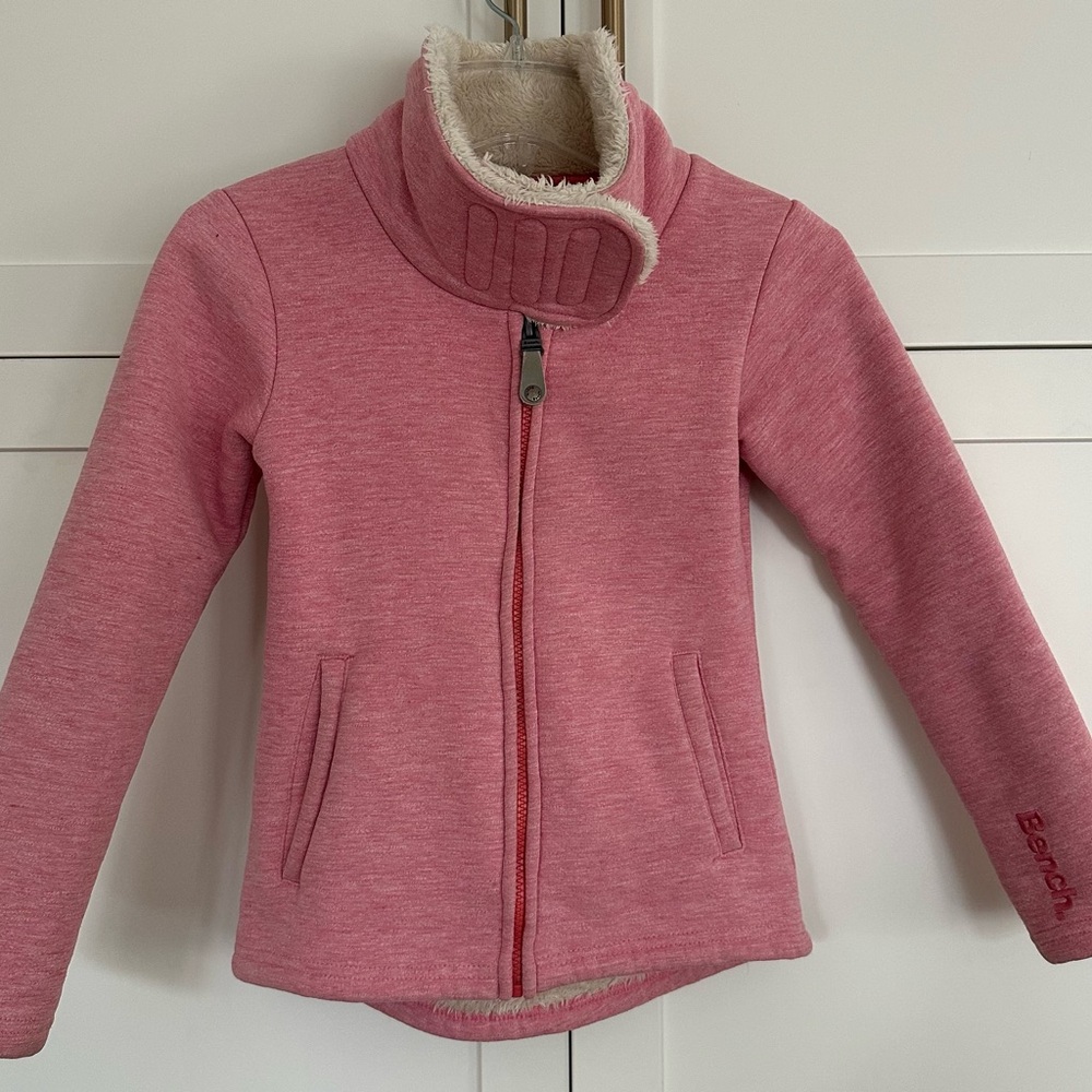 Bench Sherpa Wrap-Neck Zip-Up (Girl’s Size 7-8)